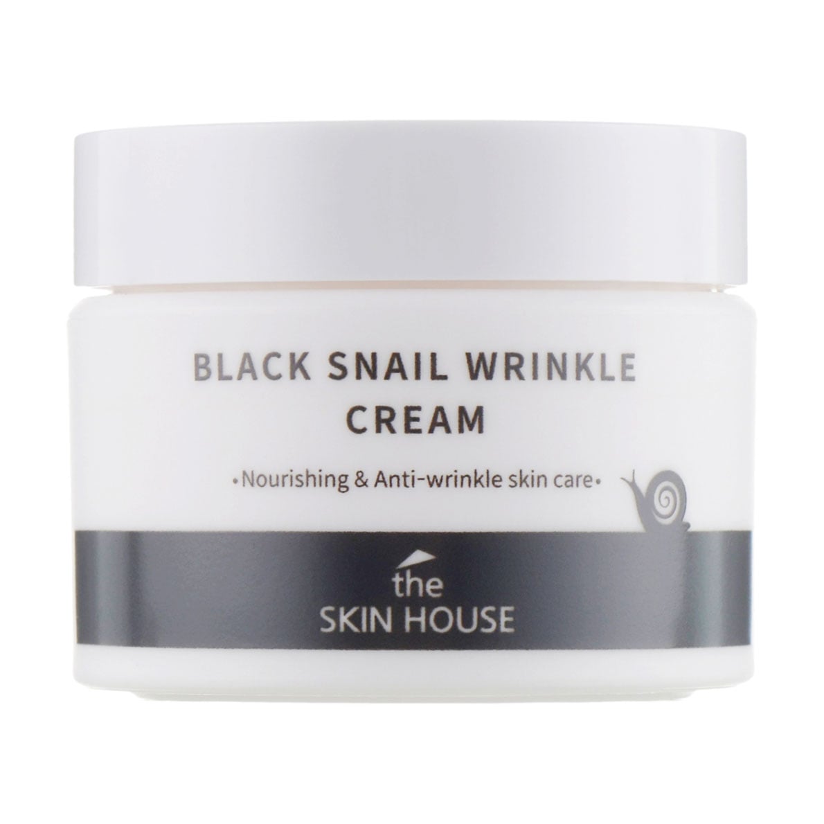 Живильний крем для обличчя The Skin House Black Snail Wrinkle Cream з колагеном та муцином чорного равлика, 50 мл